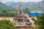 梅汕高铁畲江段水中平台正在紧张建设，将与佛子高一号隧道连接。（吴腾江　摄） - Meizhou.Cn