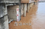 昨日，梅江河超过警戒水位（76米）。（钟小丰　摄） - Meizhou.Cn