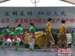 “2016广东云浮·罗定稻米节开幕上的春耕舞蹈 索有为 摄 - 中国新闻社广东分社主办