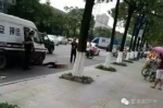 东莞一男子因追砸押款车辆被押运员枪击，后救治无效死亡。 网友供图 - 新浪广东