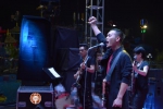 邹锦龙在首届全球客语摇滚音乐节上表演。
（张剑锋　供图） - Meizhou.Cn
