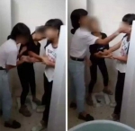 揭阳14岁少女厕所内被狂扇巴掌 男生站高处起哄“看戏” - 新浪广东