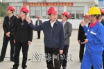 谭君铁到中石化城北中村油库突击检查安全生产工作 。（钟小丰　摄） - Meizhou.Cn