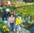昨日，市民在水上花市赏花、买花、购置年货。 广州日报记者莫伟浓 摄 - 新浪广东