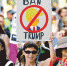 3日，澳大利亚墨尔本民众示威抗议，反对特朗普入境限制令 - News.Ycwb.Com