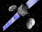 资料图：航天器飞过小行星。（图片来源：ESA） - 广东电视网