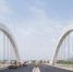 客都大桥桥面正在铺设沥青。（林翔　摄） - Meizhou.Cn