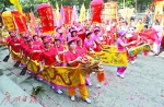 三月廿三天后诞色仔色女凌空飘 海珠龙潭村、番禺潭山村大巡游 - 广东大洋网