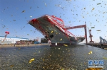 我国第二艘航空母舰下水 范长龙出席下水仪式并致辞 - News.Ycwb.Com