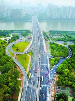 广州大桥旧桥开通早晚高峰交通基本顺畅 可直接下二沙岛 - 广东大洋网