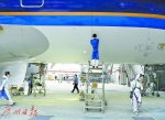 中国首架A380飞机 在广州完成首次体检 - News.21cn.Com