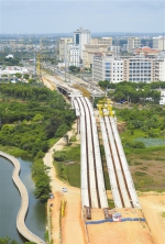南方路跨线桥工程预计8月完成T梁架设 - Southcn.Com