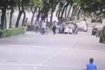 女童被卷入车底，保安趴地救人！ - 广东大洋网