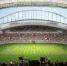 这张于11月24日从卡塔尔2022年世界杯最高委员会(赛事组织方)获得的电脑绘制效果图展示了翻新后的卡塔尔世界杯赛场之一——哈利法国际体育场。 - 新浪广东