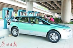 从去年起，更新或新增的出租车都是新能源车。广州日报全媒体记者石忠情摄 - 新浪广东