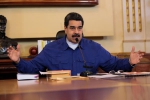 6月1日，在委内瑞拉加拉加斯，委内瑞拉总统马杜罗在与副总统举行的会议上讲话。（新华社/路透） - News.21cn.Com