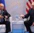 当地时间2017年7月7日，德国汉堡，美国总统特朗普与俄罗斯总统普京会晤。 - News.Ycwb.Com