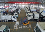 福建龙马环卫装备股份有限公司设备组装车间。 - Meizhou.Cn