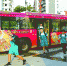 昨日17时许，佛山三中高中部学生乘坐公交车返校。/组图由佛山日报见习记者吕润致摄 - 新浪广东