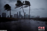 当地时间9月10日，飓风“艾尔玛”前锋抵达美国佛罗里达州沿海地区。 - News.Ycwb.Com