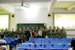 我院军训教导大队换届大会举行 - 广东科技学院