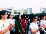 外语系举行升旗仪式 - 广东科技学院