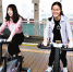 有轨电车琶醍站设动感单车 乘客可免费健身还能发电给车站照明 - 广东大洋网
