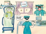 美丽女护士用漫画、创意设计、手工温暖患者 - 广东大洋网