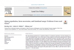 国际知名期刊《Land Use Policy》发表罗必良团队最新研究成果 - 华南农业大学