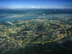 从空中鸟瞰大型强子对撞机的地理环境（图片来源：CERN） - 华南师范大学