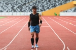 8月6日，广东深圳，短跑名将苏炳添备战亚运会。视觉中国 图 - 新浪广东