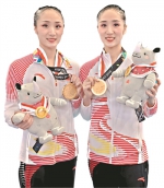 对于首次参加亚运会和世锦赛都夺冠，王氏姐妹深感幸运。 - 新浪广东