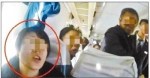“霸座女”拒绝离开并与乘务员争吵（视频截图） - 新浪广东