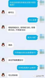 记者私聊一名在QQ群发布绿色租友信息的女子后，对方表示可以同床。 手机截屏 - 新浪广东