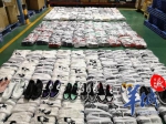深圳海关查获上千双假名牌运动鞋 有耐克和阿迪 - 新浪广东