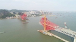 世界第一跨三主桁钢桁拱双层桥边跨合拢 - 广东大洋网