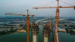 重大进展！“世界第一跨”广州南沙港铁路跨西江斜拉桥全部封顶 - 广东大洋网
