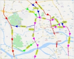 番禺城区往南沙、深圳、珠海方向绕行线路示意图 - 广东大洋网