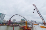 漫步珠江！广州首条珠江两岸人行桥即将建成 - 广东大洋网
