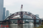 世界最大跨度人行桥6月25日建成开通 - 广东大洋网