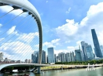 晋级广州新地标，海心桥简洁不简单 - 广东大洋网