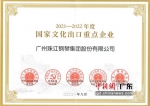 珠江钢琴获“2021-2022年度国家文化出口重点企业”荣誉称号 作者 珠江钢琴 供图 - 中国新闻社广东分社主办