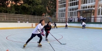 在温暖的广州，同学们也可以玩转冰雪运动 - 广东大洋网