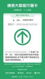 广州行程卡“带星”了，会影响出行吗？解惑看这里 - 广东大洋网