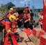 广州消防增援力量抵达英德运送救灾物资。 作者 广州消防 - 中国新闻社广东分社主办