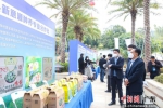 论坛现场展览展示陆河县特色农产品。通讯员 供图 - 中国新闻社广东分社主办