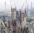 琶洲西区“双子塔”核心筒主体结构封顶 - 广东大洋网