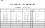 广州市教育局印发2023-2024学年普通中小学校校历通知 - 广东大洋网