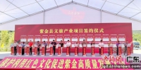 紫金县文旅产业项目签约仪式现场。 作者 王舒蕾 - 中国新闻社广东分社主办